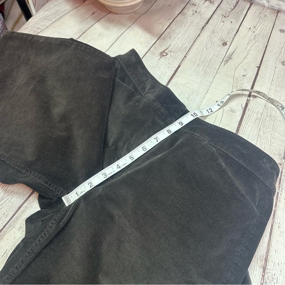 j. jill Black corduroy Pants sz 8  classic winter minimalists cotton blend - Picture 5 of 8